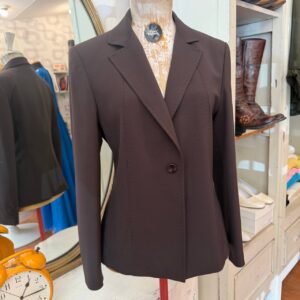 Giacca vintage marrone monopetto anni '90
